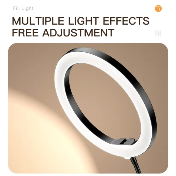 Led Circle Ring Light Selfie Phone Ring Light 10 Inches Selfie Ring Fill Light - Image 5