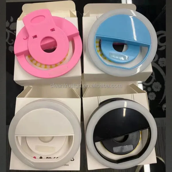 Battery Powered LED Ring Light Makeup Photography Light Live Selfie Light - Image 5