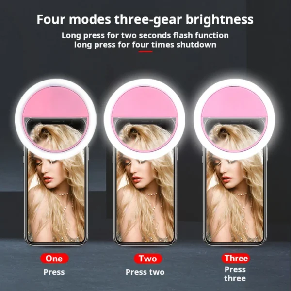 Selfie Flash Ring Light for Smart Phone - Image 5